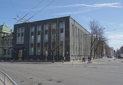 Eesti Panga hoone tellinguis. rephoto