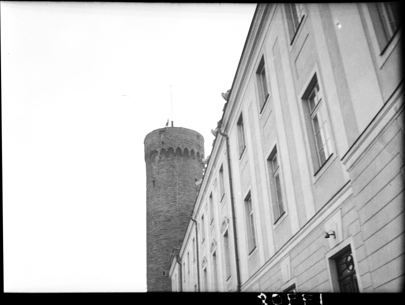 Throwing a red flag in Pika Hermann Tower 21.06.1940.