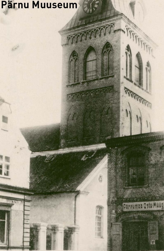 Photocopy, Seydlitz 1866, view of the Pärnu Nikolai Church