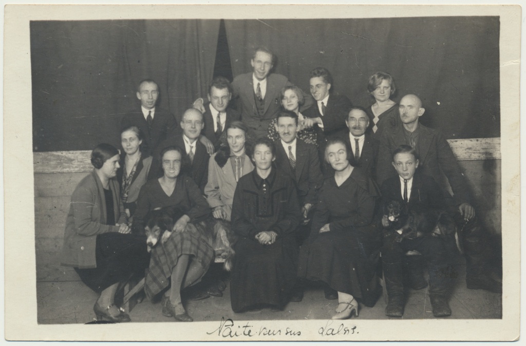 foto, näitekursus Lalsis, grupp u 1935