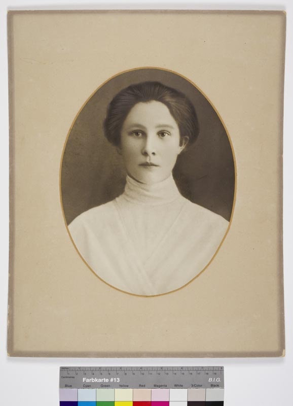 foto papil, Marie (Juul) Oriku leeripilt 1916