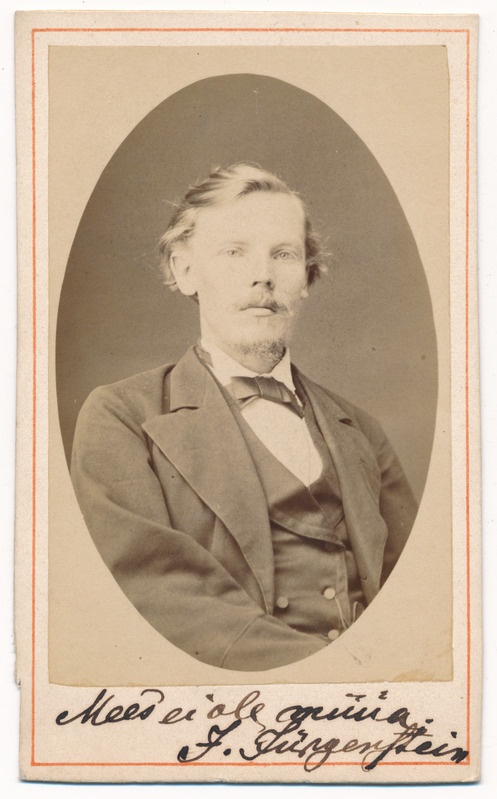 foto J.Jürgenstein, noormees F R.Sachker