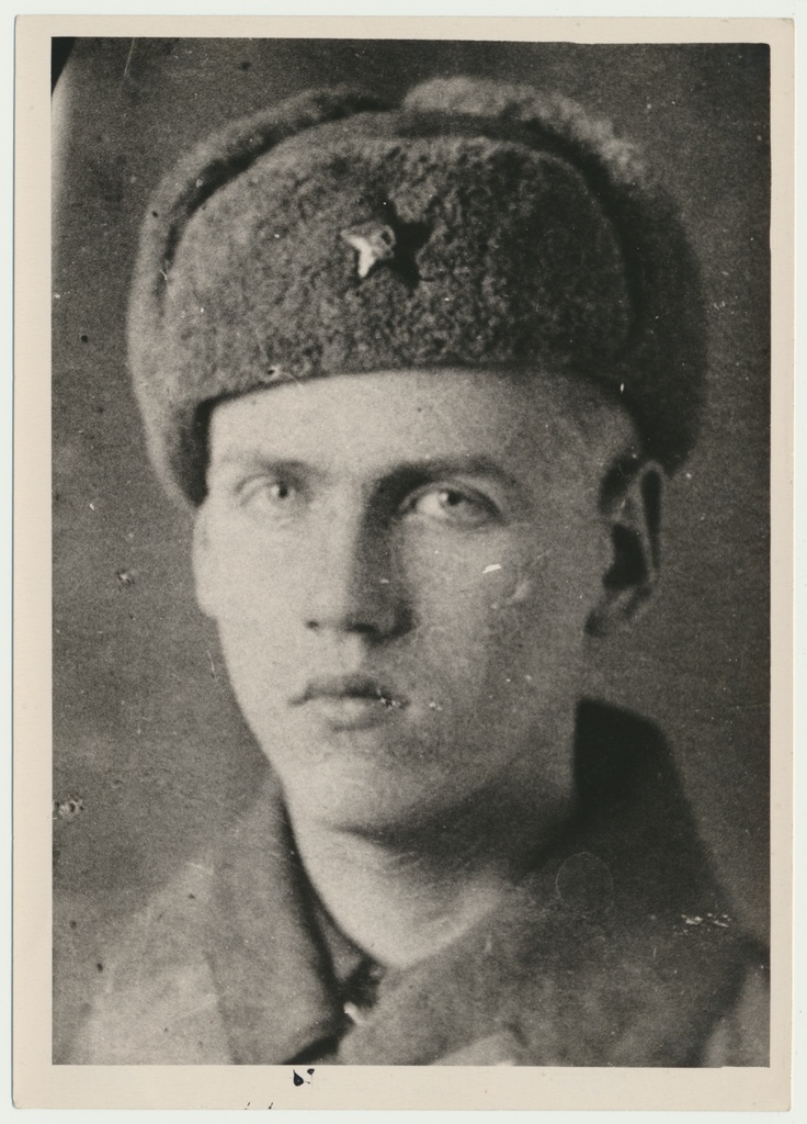 foto Karl Naanuri, pedagoog, koolijuht, u 1941 (sõjaväes)