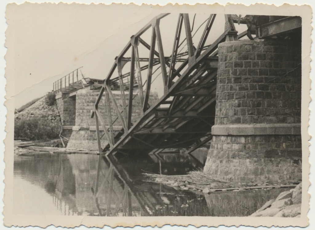 foto, Rannu-Jõesuu sild 1942-1943