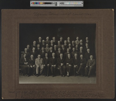 foto pappalusel, grupp, Viljandi Tööoskusamet, ettevõtjad, 3.06.1936, allservas nimed sh J. Riet, A. Kukk, A. Mikk, H. Gross, H. Muni jt  duplicate photo