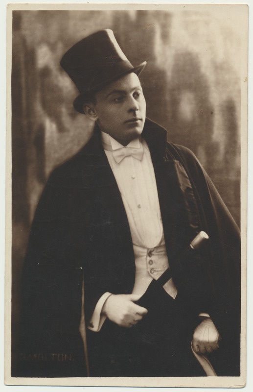foto Aleksander Mälton, näitleja Ugala's 1920-1937, foto A.Michelson 1926