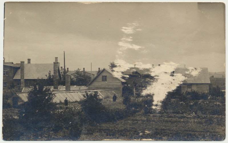 foto Viljandi, Oskar Pille aiand 1921, Riia mnt ja Vaksali tn nurgal