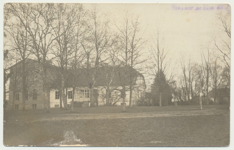 foto Kolga-Jaani khk Soosaare mõis, peahoone koolina u 1924