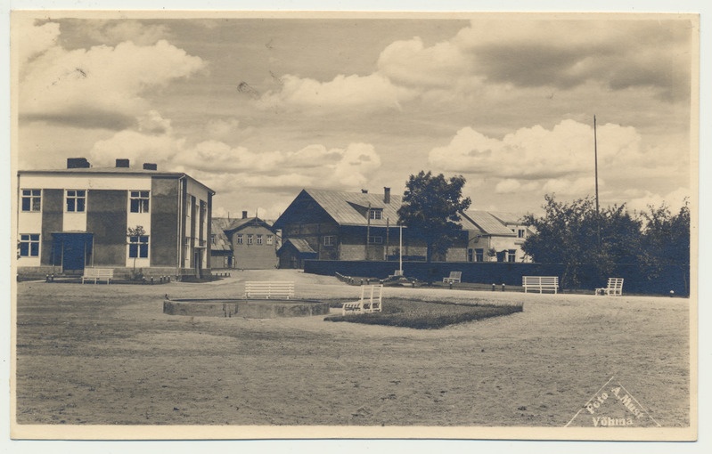 foto Pilistvere khk Võhma eksporttapamaja, haljasala u 1935 foto A.Must