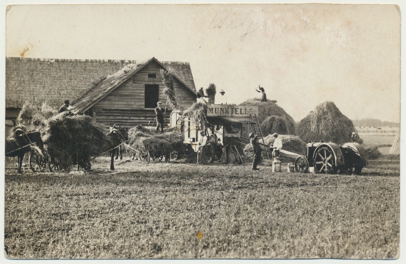 foto rehepeks Koivasaare (Aukama) talu, Kurla k Pilistvere khk u 1930