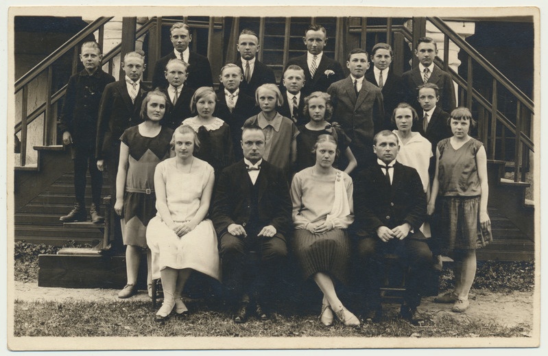 foto Suure-Jaani khk Lahmuse kool, II lend 1928