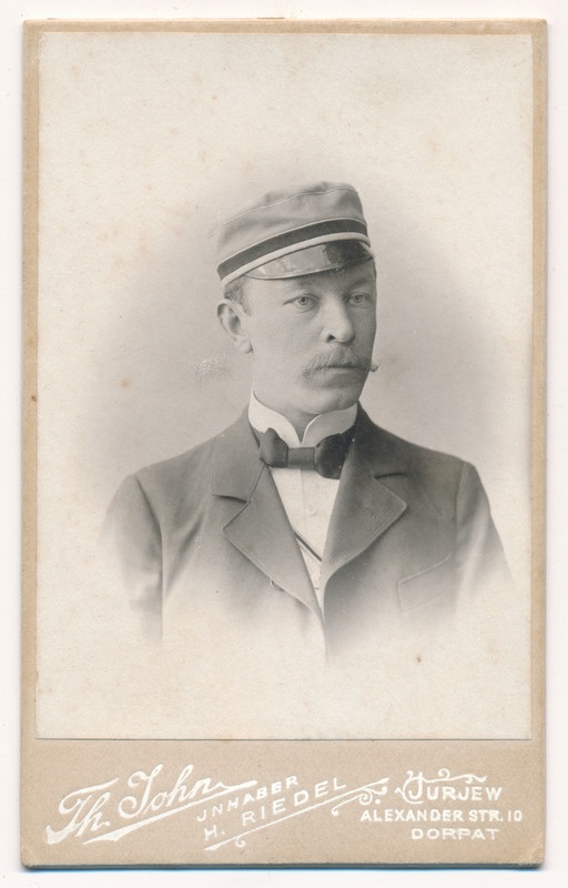 foto Karl (Kaarel) August Baars 1900 F H.Riedel