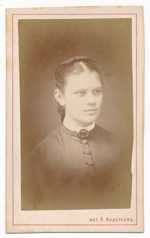 foto Aleksandrina Bachmann u 1895 F K.Anderson