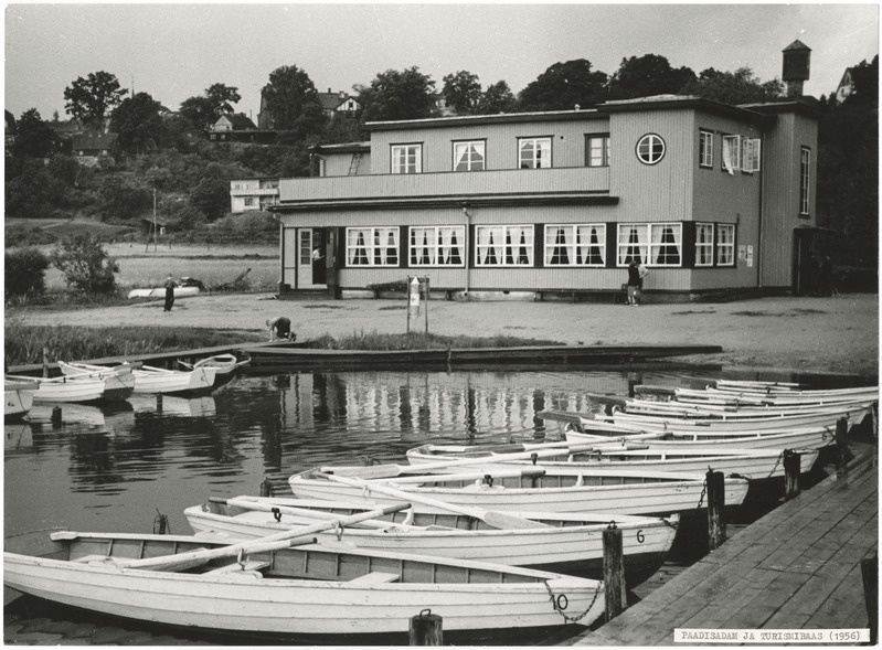 foto Viljandi paadisadam, turismibaas 1956 foto E.Veliste
