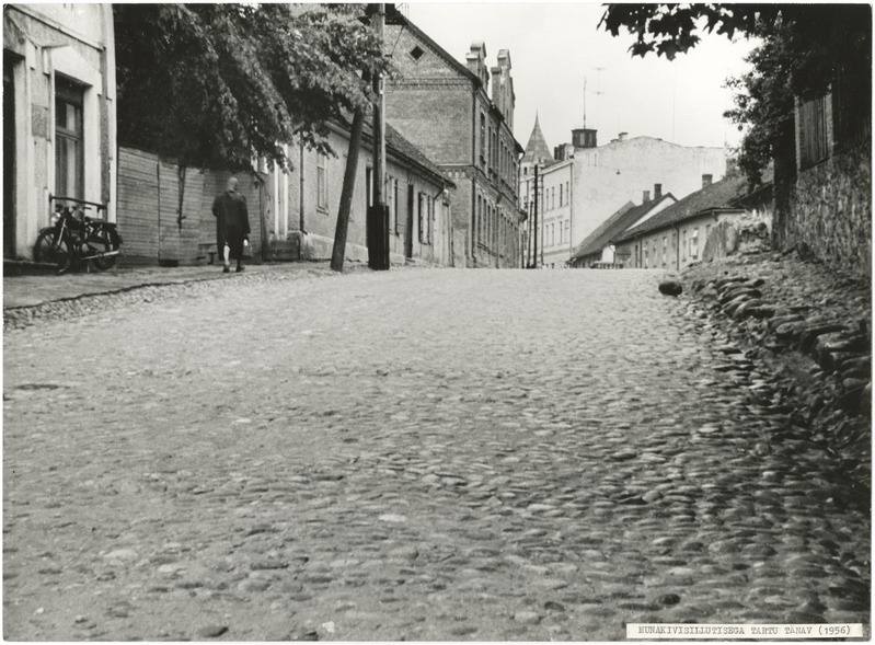 foto Viljandi, Tartu tn 1956 foto E.Veliste