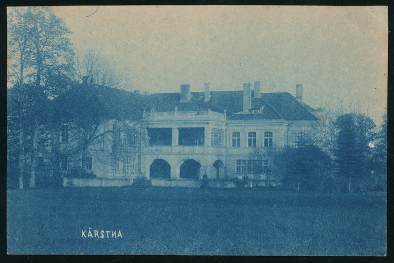 trükipilt, Helme khk, Kärstna mõisahoone, 1932