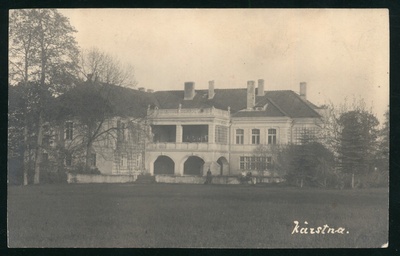fotopostkaart, Helme khk, Kärstna mõisahoone, 1932  duplicate photo