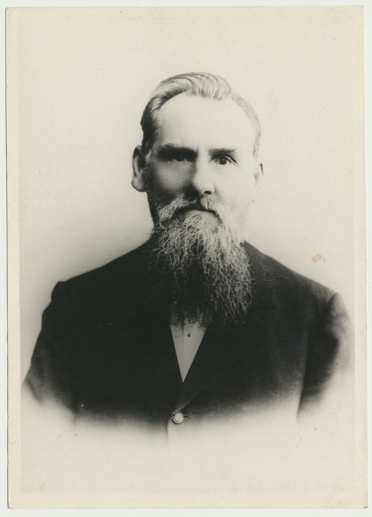 foto Adam Peterson u 1890, rahvusliku ärkamisaja tegelane
