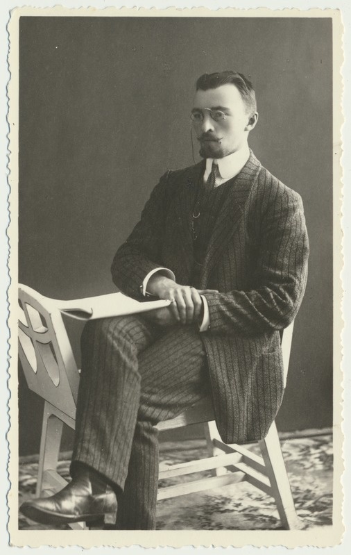foto Nikolai Kirschbaum, kooliõpetaja, seltsitegelane, u 1910 foto M.teng