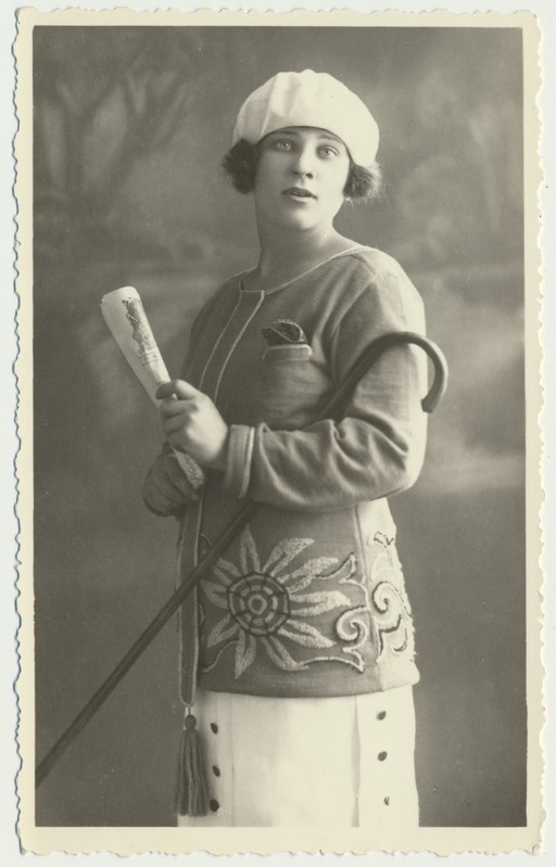 foto näitlejanna Pauk, Ugala u 1932 foto M.Teng