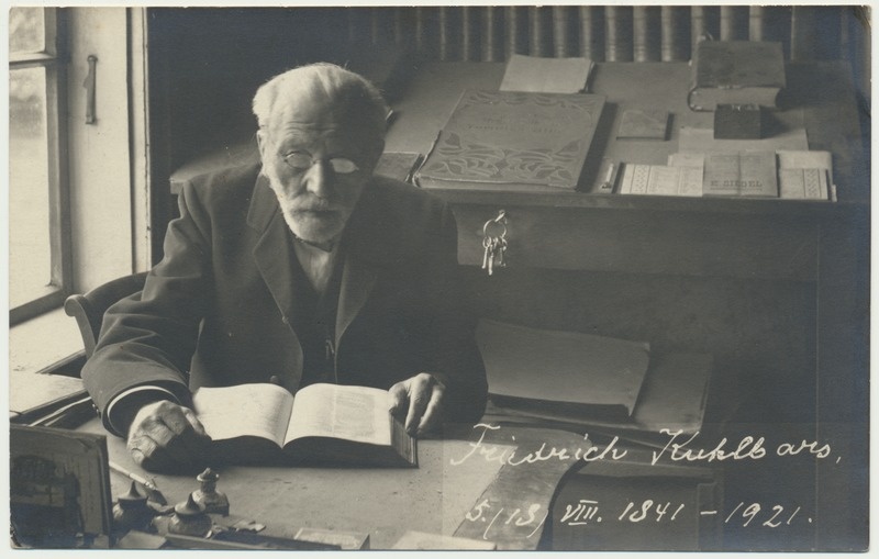 foto Friedrich Kuhlbars 80, 18.august 1921