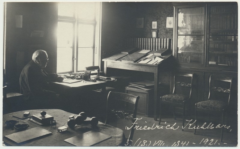 foto Friedrich Kuhlbars 80, 18.august 1921