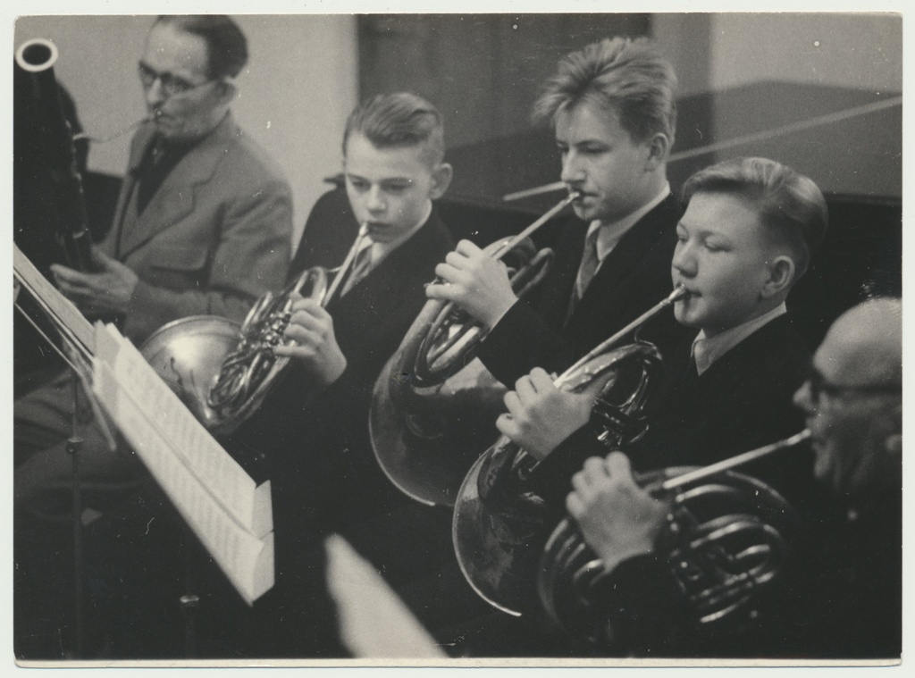 foto Viljandi I muusikadekaad, kultuurimaja sümfooniaorkester, 1961