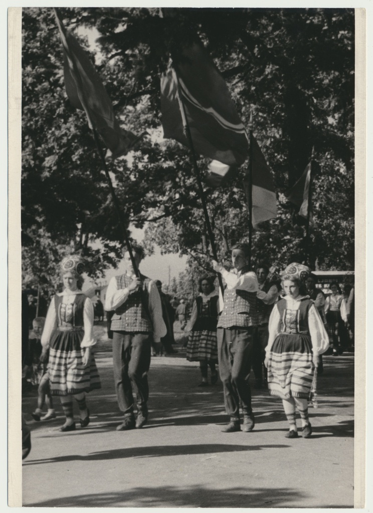 foto Viljandi rahvakunstiõhtu 24.06.1961 foto A.Kiisla