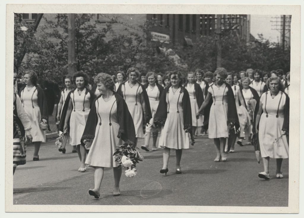 foto Viljandi rajooni laulupäev 1963, foto A.Kiisla