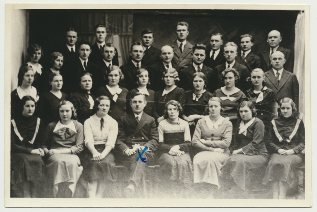 foto Suure-Jaani khk, Lahmuse segakoor, I reas juht Joh.Laur 1936