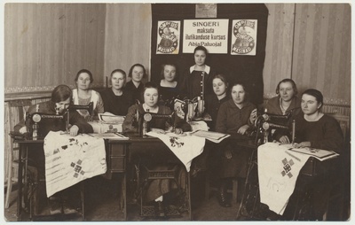 foto Halliste khk, Singeri kursus Abja-Paluoja'l u 1935 foto J.Kuisk  duplicate photo