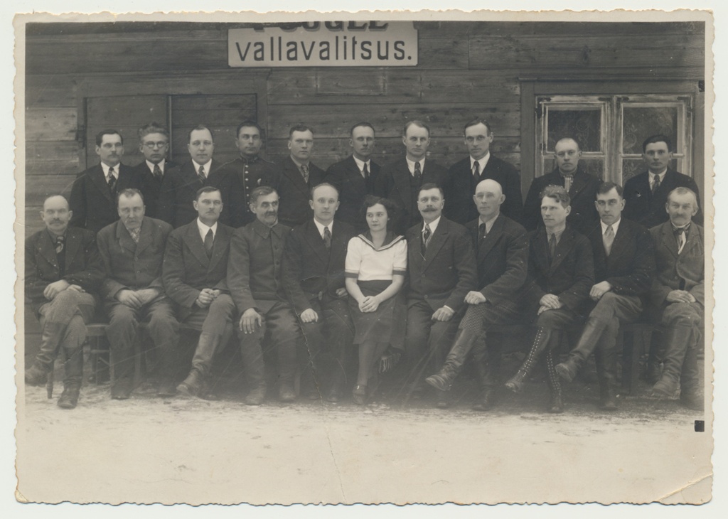 foto Karksi khk Pöögle vallavalitsus ja - volikogu 1930