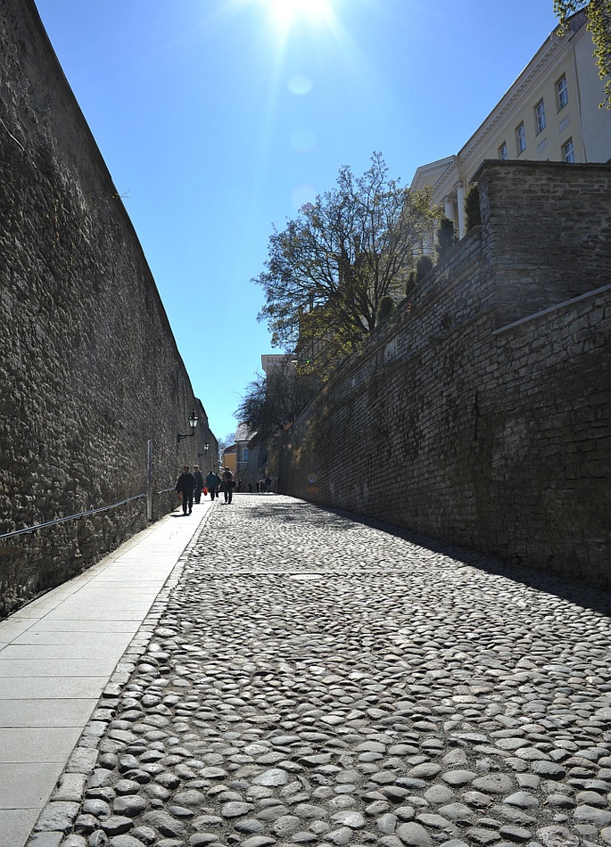 Pikk jalg, vaade Toompea poole rephoto