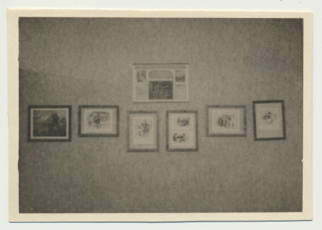 foto Viljandi muuseum, näitus J.V.Stalini elu ja tegevus, 1950 foto T.Parri