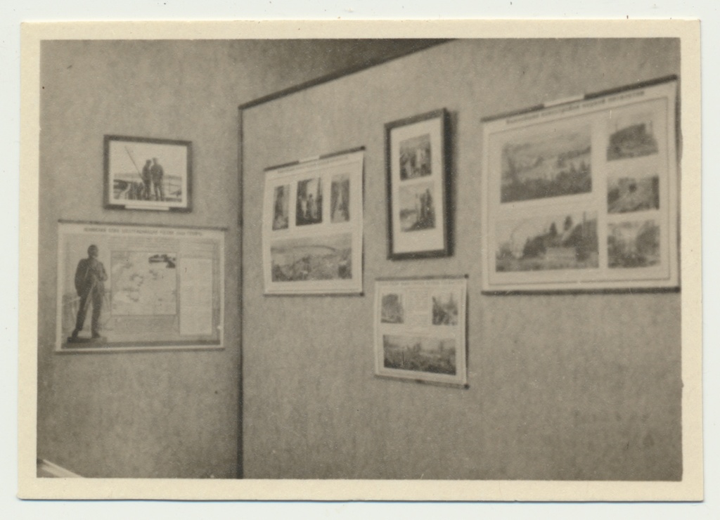 foto Viljandi muuseum, näitus J.V.Stalini elu ja tegevus, 1950 foto T.Parri