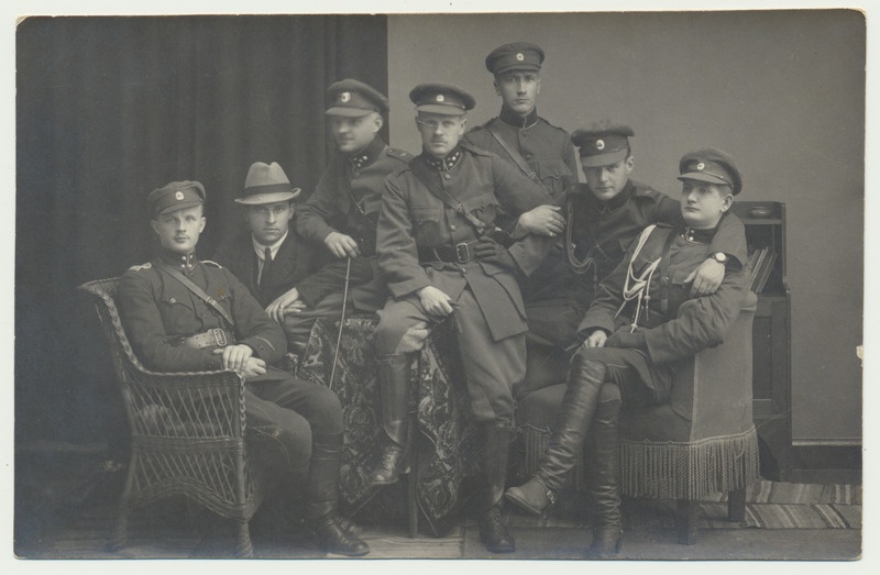 foto, grupp, A.Jaakson, V.Munters, O.Vaabel jt u 1920