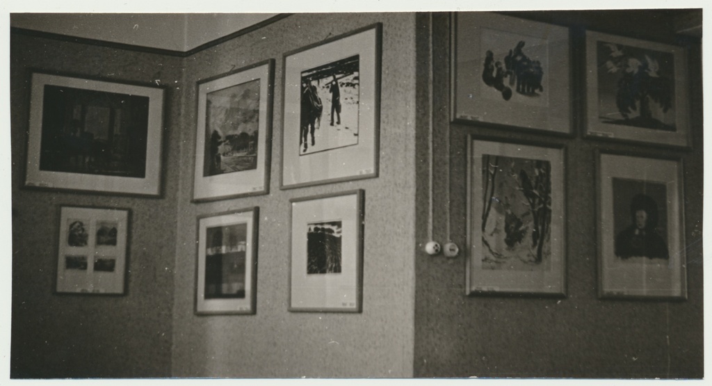 foto Viljandi muuseum, näitus Nõukogude graafika, 1960 foto A.Kiisla