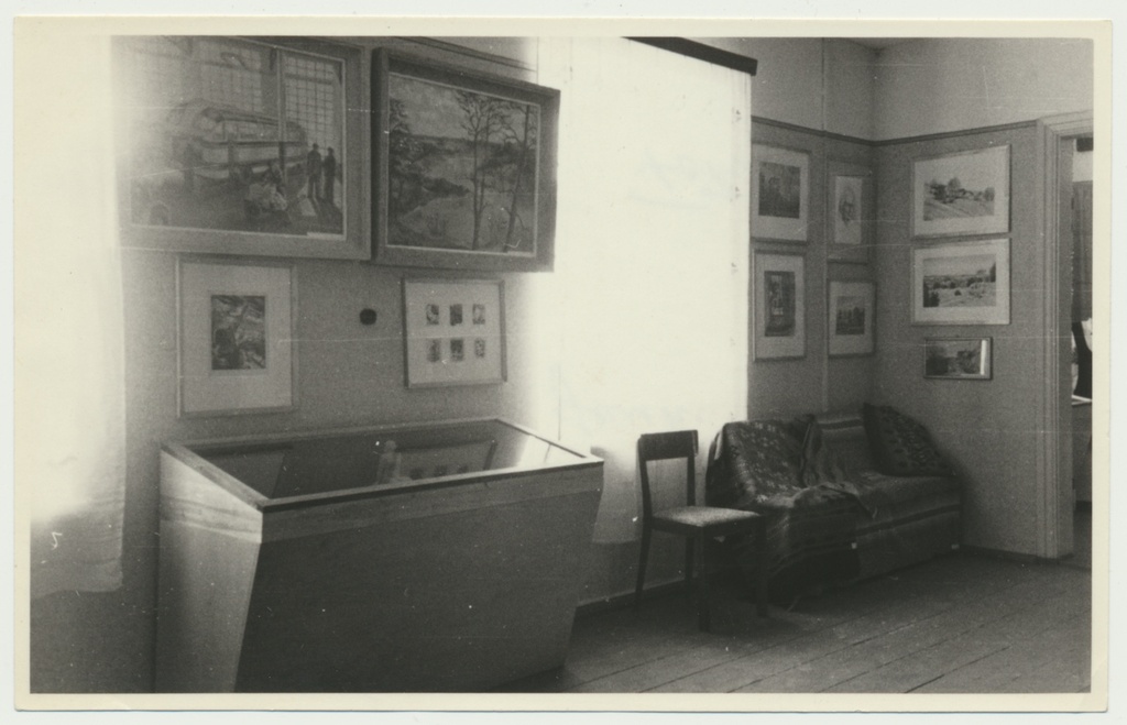 foto Viljandi muuseum, näitus tarbe- ja kujutav kunst 1960 foto L.Vellema