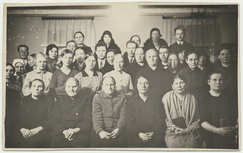 foto, grupp, Viljandi Vennaste koguduse liikmed u 1925