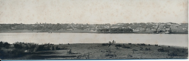 foto, Viljandi, üldvaade linnale üle järve u 1905 F J.Riet