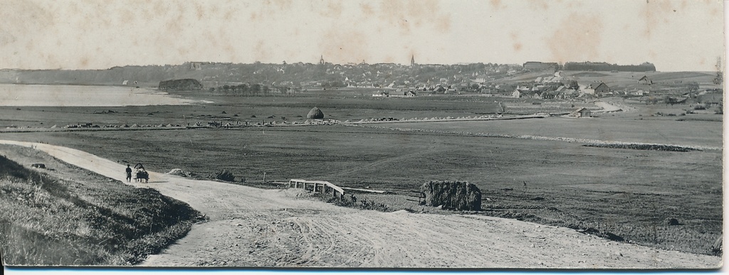 foto, Viljandi, üldvaade linnale Tartu maanteelt u 1910 F J.Riet