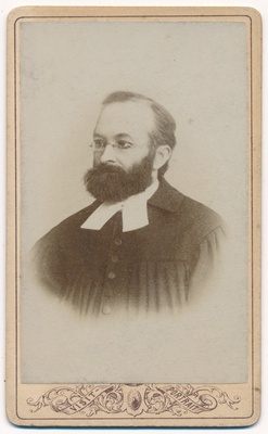 foto Johannes Ernst Mickwitz, Viljandi Jaani koguduse õpetaja 1893-1918, u 1895  duplicate photo