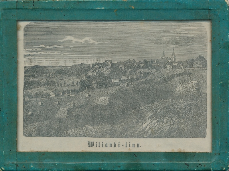 trükipilt  Üldvaade Viljandist 1840.a.