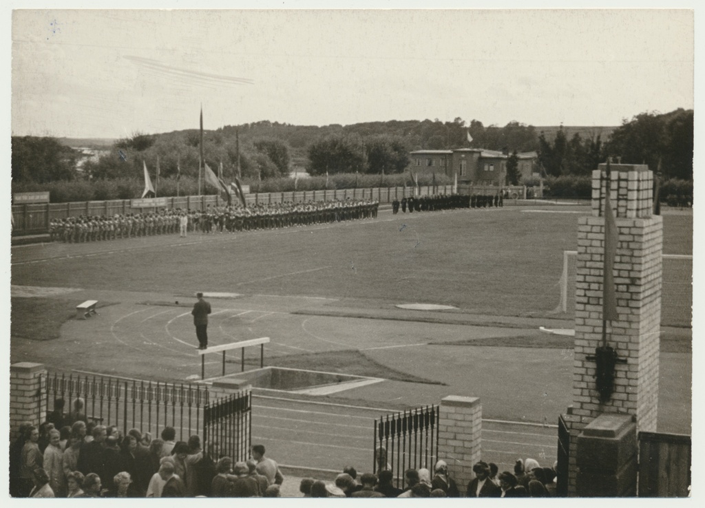 foto Viljandi staadion, II Maanoorte spartakiaad 25.08.1960 foto A. Kiisla