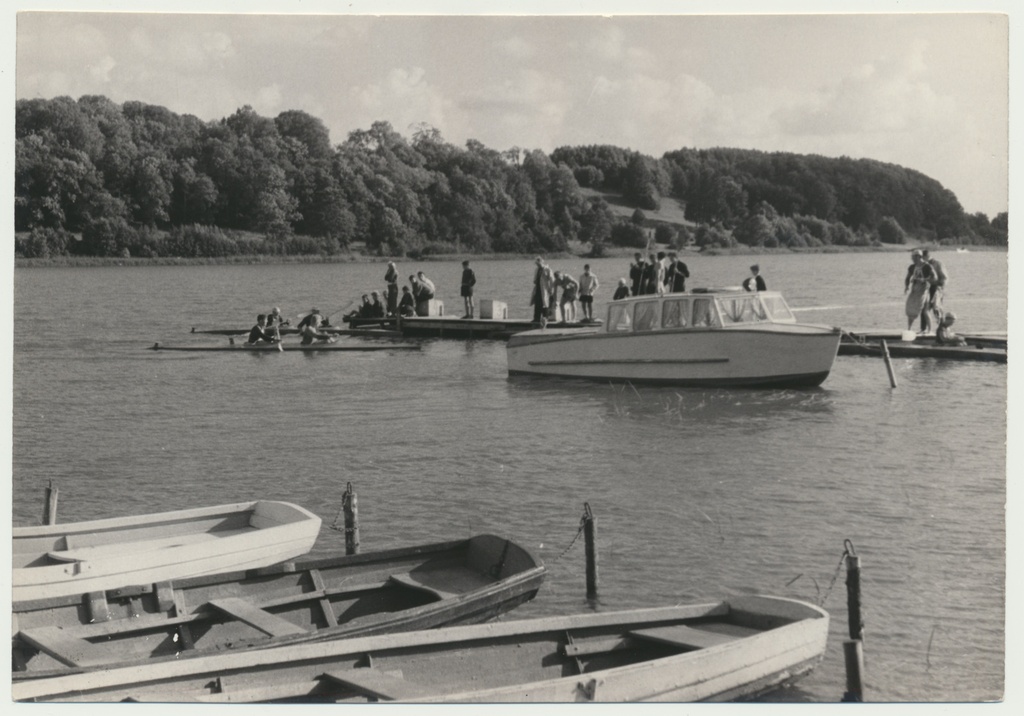 foto Viljandi, süstavõistlus järvel 1961 F A.Kiisla