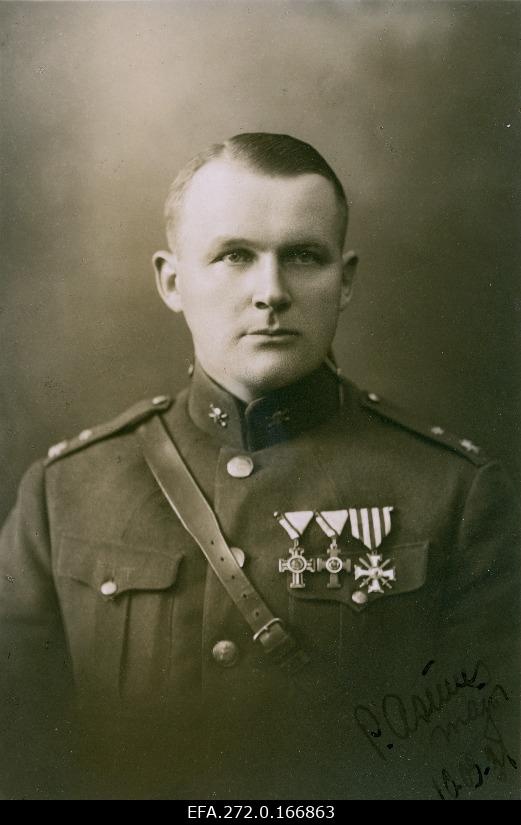 Kuperjanov Üksik Foot Armed Forces Battalion's Temporary Chief, Major Peeter Asmus.