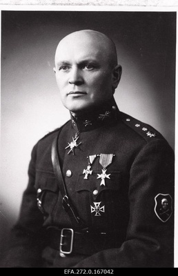 Colonel Lieutenant Eduard Liibus, Commander-in-Chief of the Counter-Power Battalion.  duplicate photo