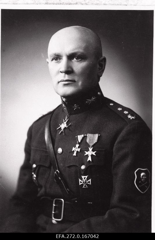 Colonel Lieutenant Eduard Liibus, Commander-in-Chief of the Counter-Power Battalion.