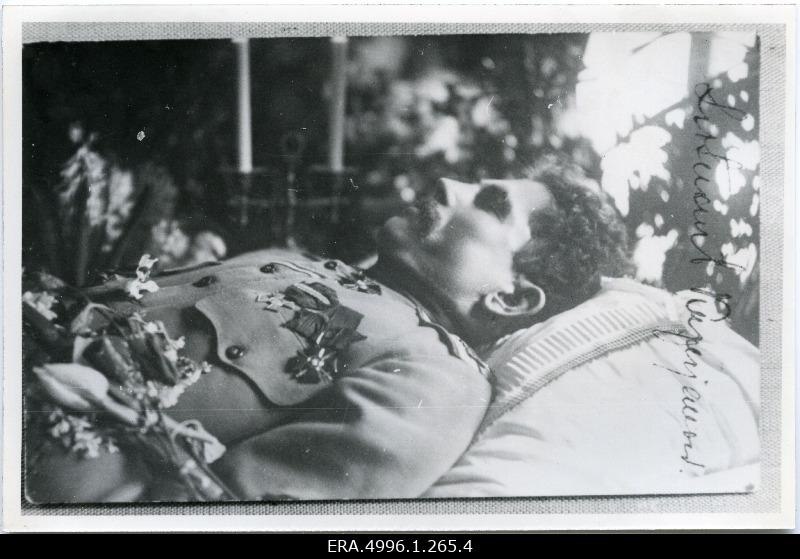 Julius Kuperjanov died in bed