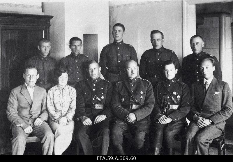 Members of Kuperjanov's single football battalion.